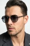Rayban Ferrari yuvarlak Füme-Kırmızı Saplı Unisex Gözlük 4384-VLL Füme