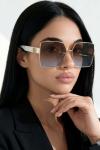 Gucci Buzlu Beyaz İthal Kadın Gözlük G4385-VLL Diğer