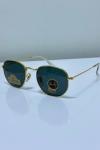 Rayban Hexagonal Flat Lenses İthal Kadın Gözlük G4404-VLL Gold