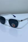 Ray-Ban Scuderia Ferrari  Beyaz Mavi Saplı İthal Unisex Gözlük G4411-VLL Beyaz