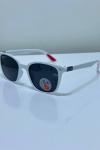 Ray-Ban Scuderia Ferrari Beyaz Kırmızı Saplı İthal Unisex Gözlük G4412-VLL Beyaz