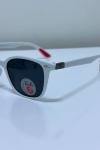 Ray-Ban Scuderia Ferrari Beyaz Kırmızı Saplı İthal Unisex Gözlük G4412-VLL Beyaz
