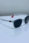 Ray-Ban Scuderia Ferrari Beyaz Kırmızı Saplı İthal Unisex Gözlük G4412-VLL Beyaz