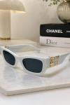 Miu Miu  Logo sunglasses Krem İthal Kadın Gözlük G4426-VLL Krem