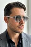 Rayban Ferrari Ice White Ferrari İthal Erkek Gözlük G4435-VLL Füme