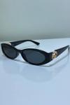 Gucci Oval Frame Siyah İthal Kadın Gözlük G4449-VLL Siyah