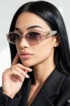 Gucci Oval Frame Crystal Nude İthal Kadın Gözlük G4450-VLL Diğer