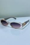 Gucci Oval Frame Crystal Nude İthal Kadın Gözlük G4450-VLL Diğer