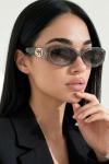 Gucci Oval Frame Füme İthal Kadın Gözlük G4451-VLL Füme