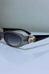 Gucci Oval Frame Füme İthal Kadın Gözlük G4451-VLL Füme