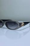 Gucci Oval Frame Füme İthal Kadın Gözlük G4451-VLL Füme