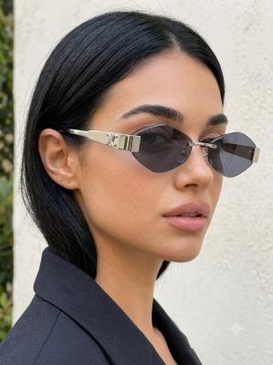 Celine Oval Rimless Gümüş İthal Kadın Gözlük G4465-VLL Diğer