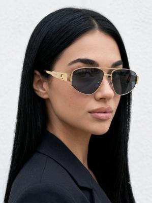 Celine Metal Kasa Gold İthal Unisex Güneş Gözlüğü G4469-VLL Siyah