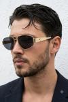 Celine Metal Kasa Gold İthal Unisex Güneş Gözlüğü G4469-VLL Siyah