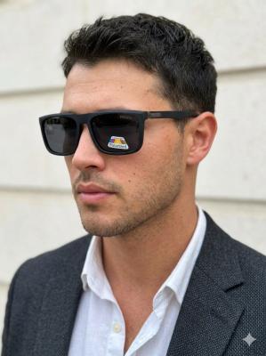 Prada PS B08S Polarize Cam Siyah İthal Erkek Gözlük G4488-VLL Siyah