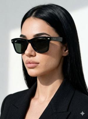 Rayban New Wayfarer Kemik Çerçeve 49 EKARTMAN unisex Gözlük G4489-VL Siyah