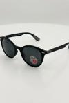 Rayban Ferrari Yuvarlak Siyah Sap İthal Unisex Gözlük G4499-VLL Siyah