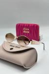 Miu Miu Pembe İthal Kadın Gözlük G4507-VLL Pembe
