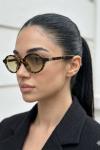 Miu Miu Leopar Kahve Cam ithal Kadın Gözlük G4518-ILY Leopar