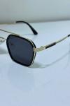 Louis Vuitton Gold Çerçeve Siyah Cam İthal Unisex Gözlük G4534-VLL Gold