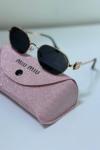 Miu Miu Gold Kasa İthal Kadın Gözlük G4548-VLL Gold