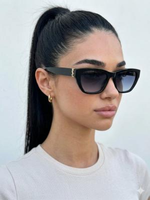YSL Cat Eye Füme Cam İthal Kadın Gözlük G4571-ILY Füme