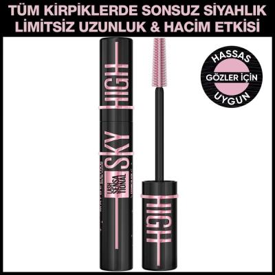 Maybelline New York Sky High Maskara Cosmic Black KZM-0024 Siyah