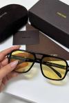 Tom Ford Falconer-02 TF684 Siyah / Sarı Cam Full Set Premium Siyah