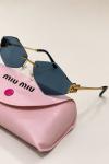 Miu Miu Gold İthal Kadın Gözlük G4592-VLL Gold