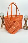 Goyard Saint Louis Claire Voie PM Turuncu Omuz Çantası VLT-407 Turuncu