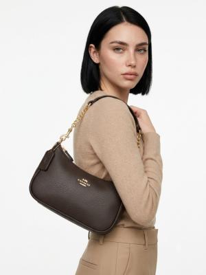 Coach Teri Signature KahverengiOmuz Çantası VLT-420 Kahverengi