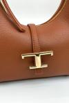 Tod s T Timeless Taba Deri Hobo Omuz Çantası VLT-436 Taba