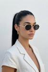 Miu Miu Gold İthal Kadın Gözlük G4595-VLL Gold