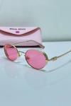 Miu Miu Pembe Cam Gold Çerçeve İthal Kadın Gözlük G4617-VLL Pembe