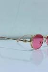 Miu Miu Pembe Cam Gold Çerçeve İthal Kadın Gözlük G4617-VLL Pembe