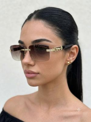 Cartier Kahverengi İthal Unisex Gözlük G4633-VLL Kahverengi