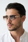 Cartier Kahverengi İthal Unisex Gözlük G4633-VLL Kahverengi
