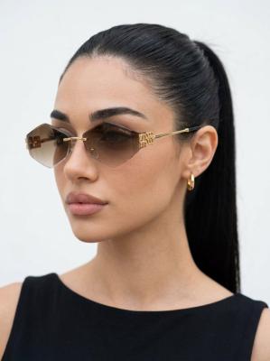 Miu Miu Açık Kahve İthal Kadın Gözlük G4645-VLL Sütlü Kahve
