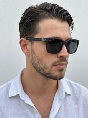 Cartier Polarized Siyah İthal Erkek Gözlük G4648-ILY Siyah