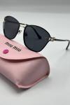 Miu Miu Square Siyah Gold İthal Kadın Gözlük G4659-ILY Siyah