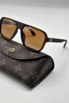 Louis Vuitton Kahverengi İthal Erkek Gözlük G4666-ILY Kahverengi