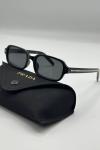 Prada PR A02V Gümüş Unisex Gözlük G4672-ILY Siyah