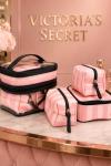 Victoria s Secret Pembe 4 lü Makyaj ve Seyahat Çantası Seti Pembe
