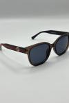 Gucci Web Stripe Round-Frame Kahverengi Kadın Gözlük G4715-CN Kahverengi