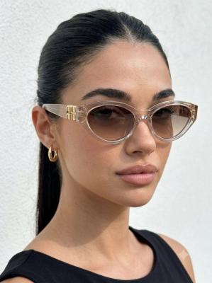Miu Miu MU 06ZS Şeffaf Nude İthal Kadın Gözlük G4724-CN Pembe