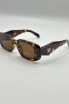 Prada PR 17WS Leopar İthal Kadın Gözlük 56 Ekartman G4737-CN Leopar