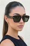 Tom Ford Redford FT1153 Leopar Yeşil Cam Unisex Gözlük G4739-CN Leopar
